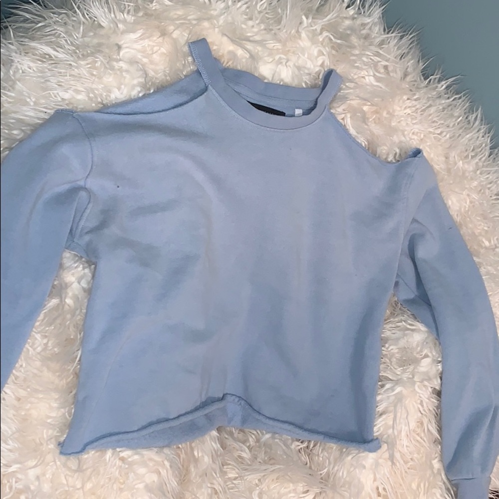 Blue stylish sweater